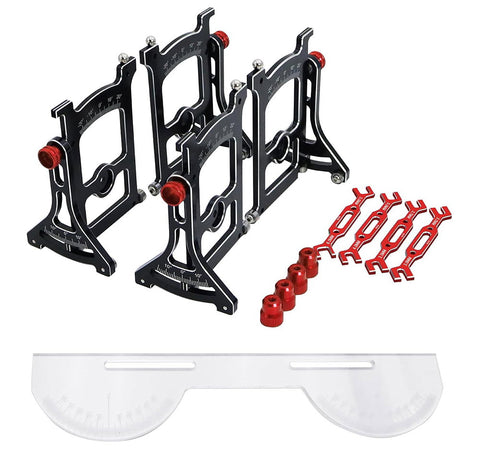 Pro 1/10 On-Road Touring & Drift Chassis Setup Station w/ Turnbuckle Wrench Set