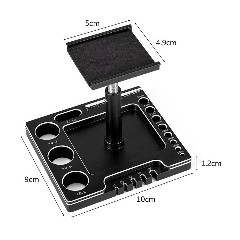Universal Car Stand Workstation for 1/18 1/24 Size (100x90x115mm)