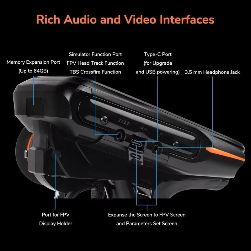 RadioLink RC8X w/ 2 Receivers R8FG R4FGM Gyro & Carrying Case