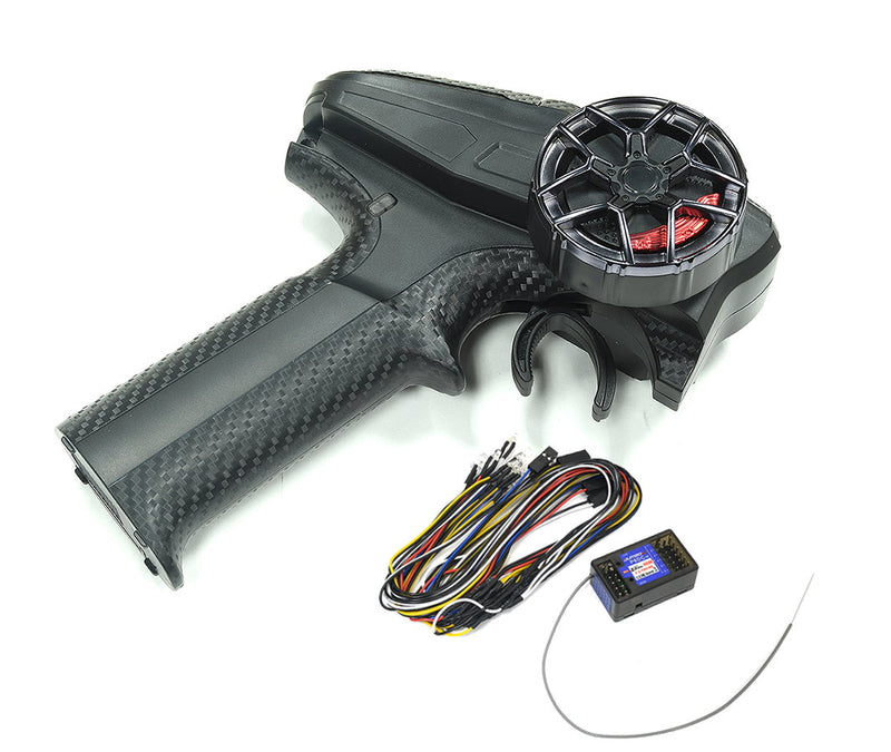 DUMBORC-X6PM 2.4Ghz 6CH RC Transmitter w/ P6DCv4 Receiver + 12 LED Set for RC product image