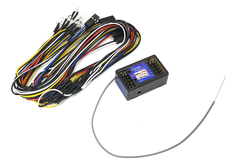 DUMBORC-X6PM 2.4Ghz 6CH RC Transmitter w/ P6DCv4 Receiver + 12 LED Set for RC - additional product image 4