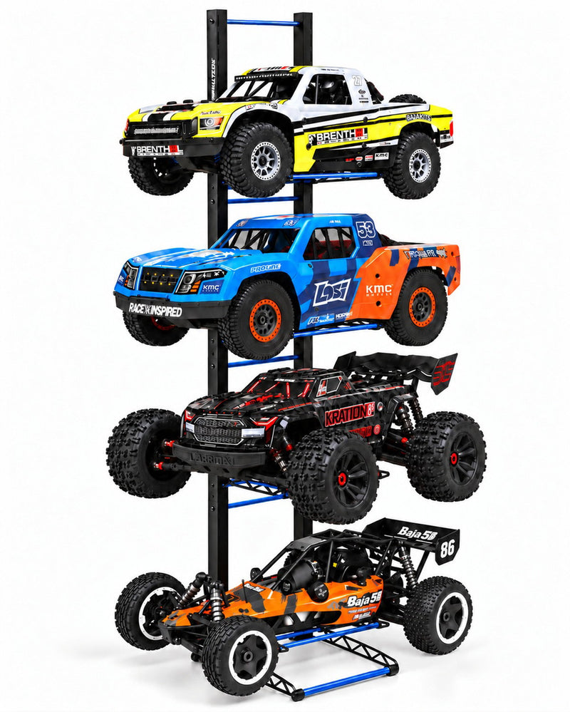 Integy 4-Level 1/5 & 1/6 Scale RC Car Display Stand (15.5x10.75x62.5in) - image 5