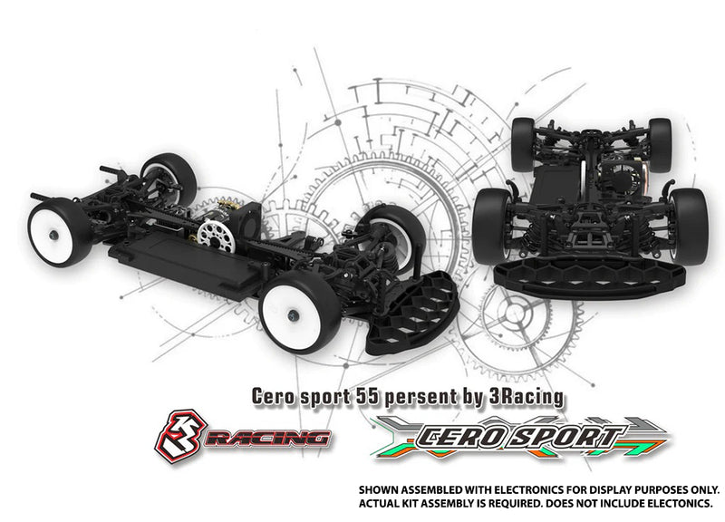 3RACING 1/10 Scale Cero Sport 55 Special Launch Edition Touring Car Kit