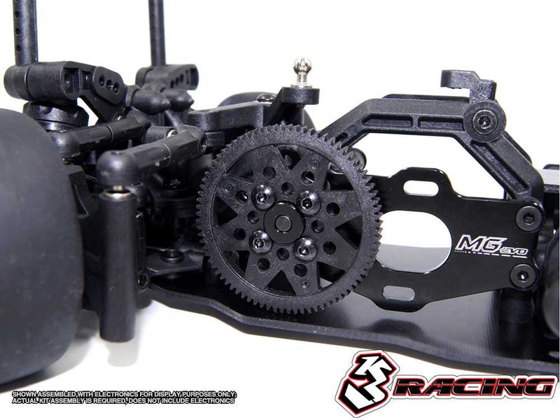 3RACING Sakura Mini MG 1/10 Scale RC Car - Compact Racing Vehicle | Mini FWD