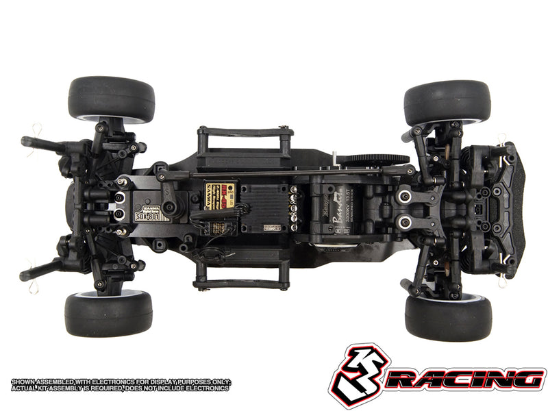 3RACING Sakura Mini MG 1/10 Scale RC Car - Compact Racing Vehicle | Mini FWD