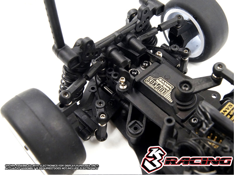 3RACING Sakura Mini MG 1/10 Scale RC Car - Compact Racing Vehicle | Mini FWD