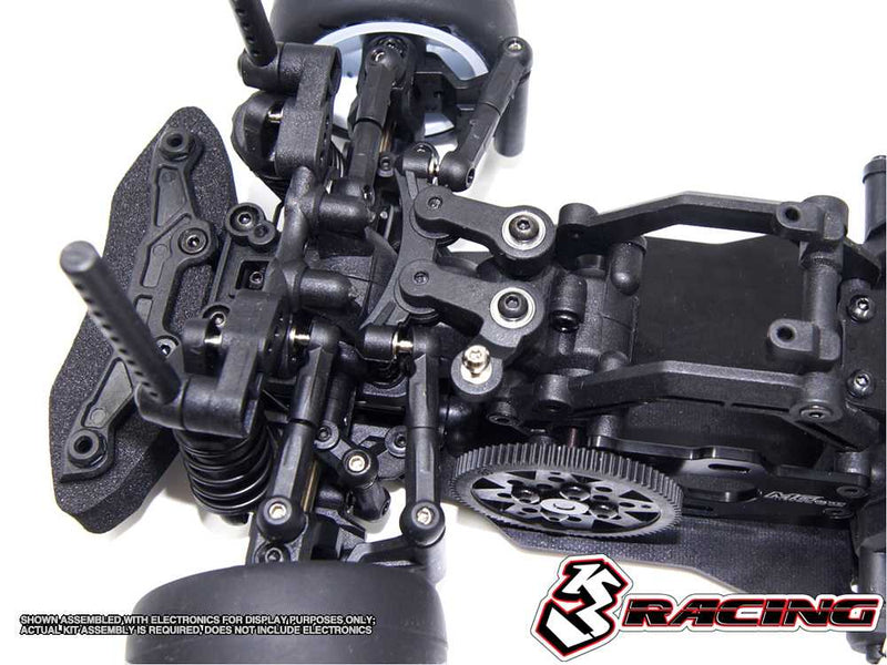 3RACING Sakura Mini MG 1/10 Scale RC Car - Compact Racing Vehicle | Mini FWD