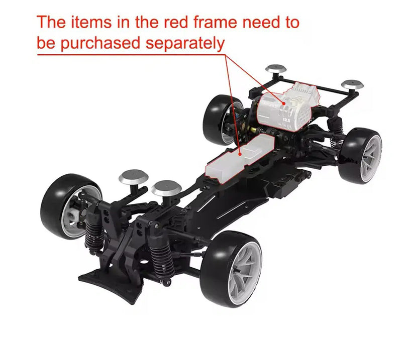 3RACING 1/10 Sakura D6 Drift Car Kit (Belt UMR) | D4 | D5