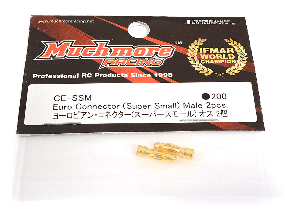 Muchmore Racing Euro Connector (Super Small) Male 2pcs