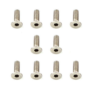 Muchmore Racing Stainless Screw Flat Head 3x10mm (10pcs)