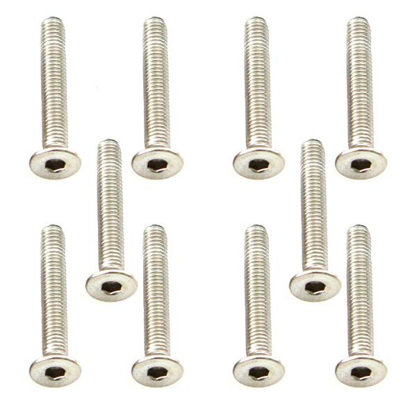 Muchmore Racing Stainless Screw Flat Head 3x20mm (10pcs)