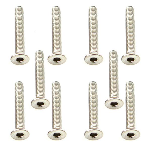 Muchmore Racing Stainless Screw Flat Head 3x20mm (10pcs)