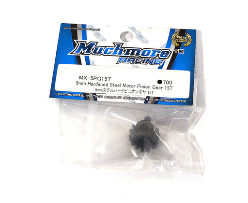 Muchmore Racing 5mm Hardened Steel Motor Pinion Gear 15T