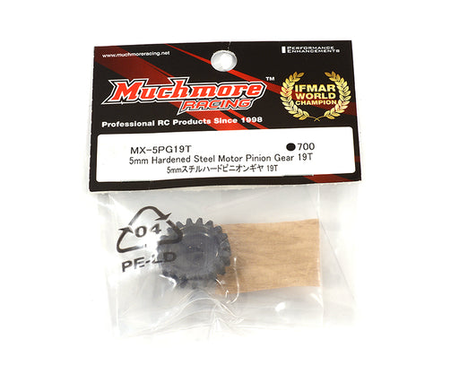 Muchmore Racing 5mm Hardened Steel Motor Pinion Gear 19T