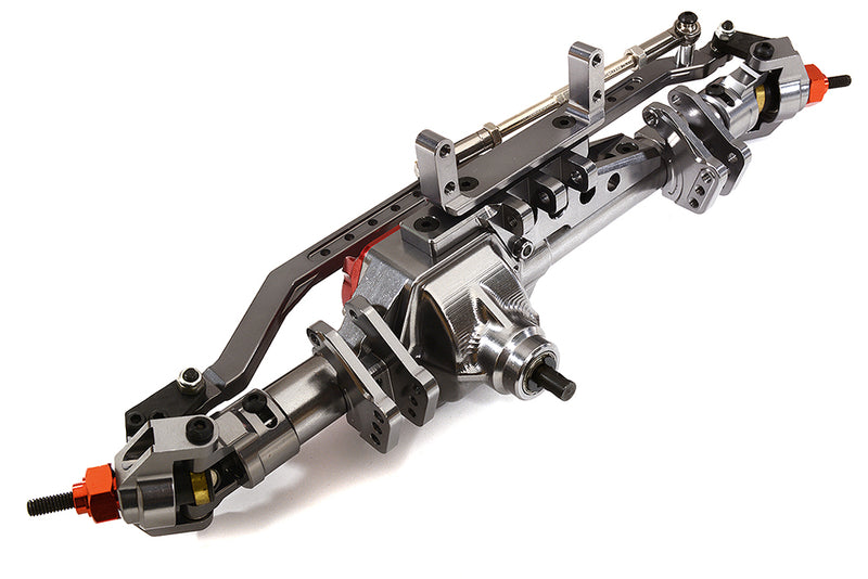 Billet Machined Complete Front Axle Assembly for Axial 1/10 RR10 Bomber 4WD