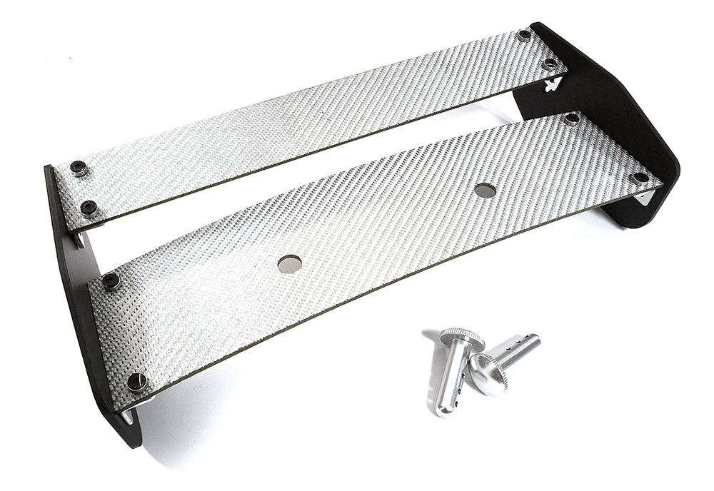 Composite Carbon Fiber Alloy Rear Wing Set for HPI 1/5 Baja 5B & 5B2.0