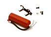 Realistic 1/10 Scale Fire Extinguisher w/ Mount for Off-Road & Drift