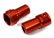 CNC Machined Straight Axle Rear Lock-Out for Axial 1/10 SCX-10 Crawler