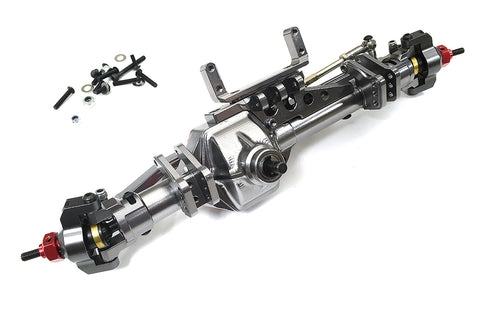Billet Machined Complete Front Axle Assembly for Axial 1/10 RR10 Bomber 4WD