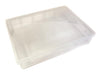 Plastic Storage Box 133x105x30mm for Small Parts & Hardware 10 Compartments