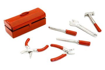 Realistic Scale Model Tools & Tool Box 1/10 Size