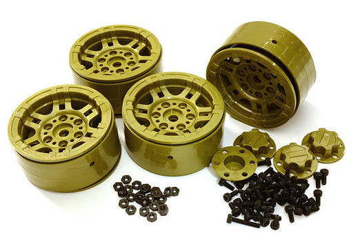 Composite Dual 6 Spoke Off-Road 1.9 Size Wheel (4) Set