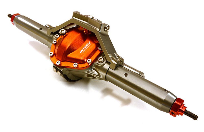 Complete 4-Link Rear Axle w/ Internals for Axial SCX-10 & Custom 1.9 Crawlers