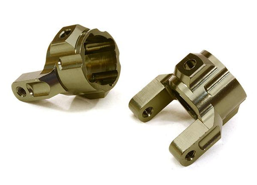 CNC Machined Alloy Caster Blocks for Axial 1/10 SCX-10 Honcho & Dingo