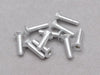 3 x 12mm Machine Type 7075-T6 Countersunk Hex Screw (Silver 10 Pcs)