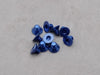 3 x 4mm Machine Type 7075-T6 Countersunk Hex Screw (Dark Blue 10 Pcs)