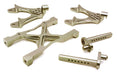 CNC Machined Rear Chassis Brace, Shock Tower & Body Post Kit for Axial SCX-10