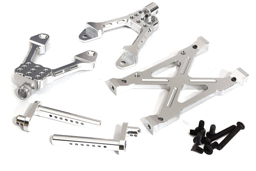 CNC Machined Rear Chassis Brace, Shock Tower & Body Post Kit for Axial SCX-10
