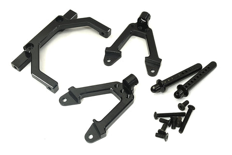 CNC Machined Front Chassis Brace, Shock Tower & Body Post Kit for Axial SCX-10
