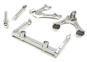 CNC Machined Front Chassis Brace, Shock Tower & Body Post Kit for Axial SCX-10