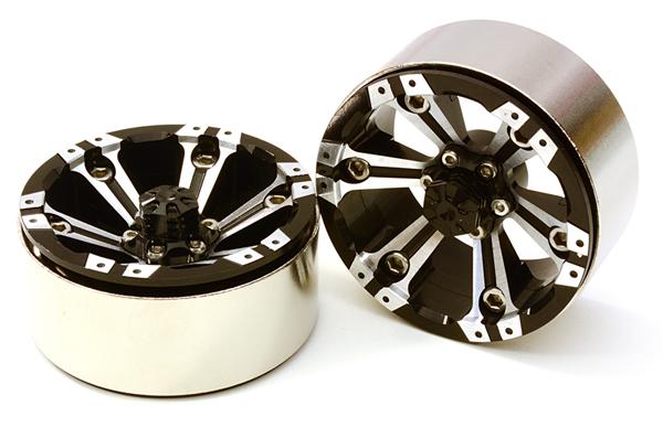 High Mass Beadlock Aluminum 1.9 Wheels Spoke-6 Type A for 1/10 Scale Crawler