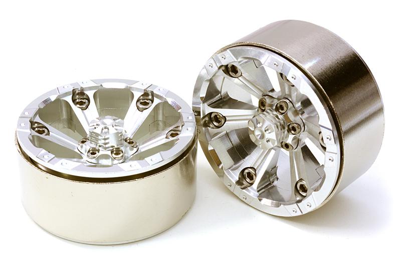 High Mass Beadlock Aluminum 1.9 Wheels Spoke-6 Type A for 1/10 Scale Crawler