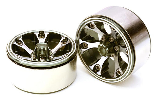High Mass Beadlock Aluminum 1.9 Wheels Spoke-6 Type C for 1/10 Scale Crawler