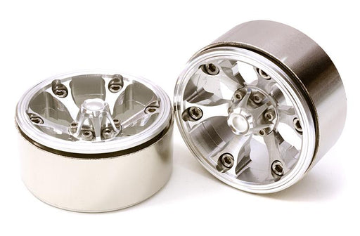 High Mass Beadlock Aluminum 1.9 Wheels Spoke-6 Type C for 1/10 Scale Crawler