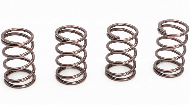 RIDE Front Springs (4) for F-1 Rubber Tire (Soft) Silver