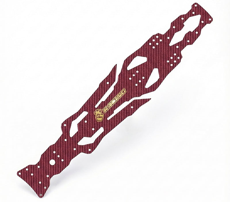 Carbon Graphite Main Chassis Red Coloured For D6