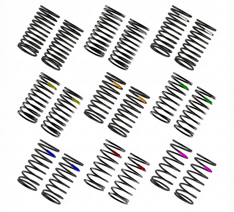 M1.2 x 14 x 34mm Racing Grade Sport Spring Set (9 pairs) for Sakura D6 Platform | D4 | D5