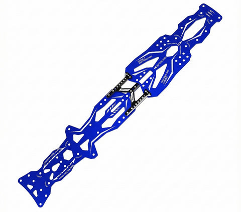 Aluminum Chassis for Auper D6 BLUE