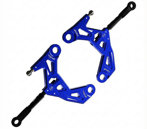Aluminum Front Lower Arm Ver. 2 for Auper D6 BLUE