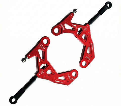 Aluminum Front Lower Arm Ver. 2 for Auper D6 RED