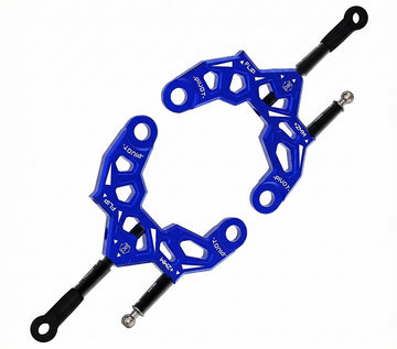 Aluminum Rear lower Arm Ver. 2 for Auper D6 BLUE