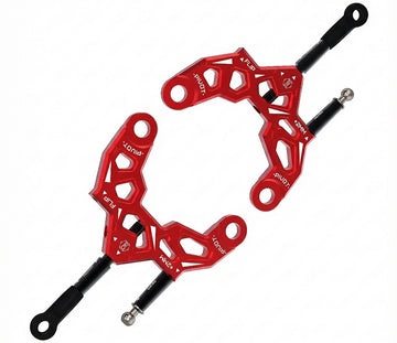 Aluminum Rear lower Arm Ver. 2 for Auper D6 RED