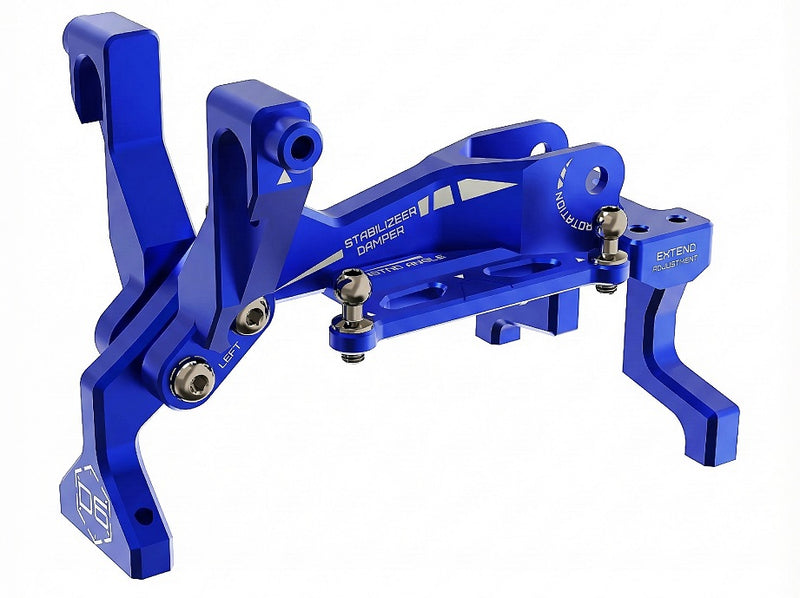 Aluminum Front Bulkhead for Auper D6 BLUE