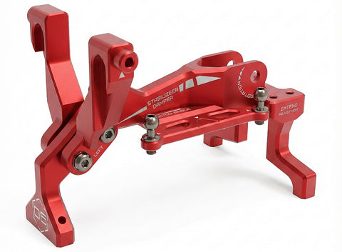 Aluminum Front Bulkhead for Auper D6 RED