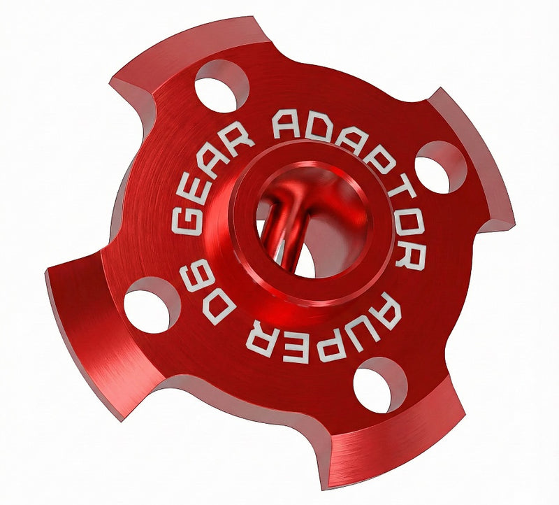 Spur Gear Adaptor for Auper D6 RED