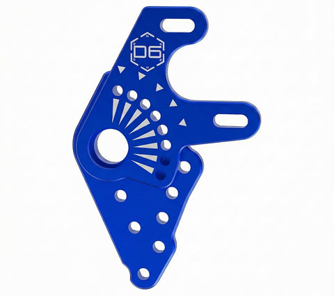 Aluminum Motor Mount Heatsink for Auper D6 BLUE